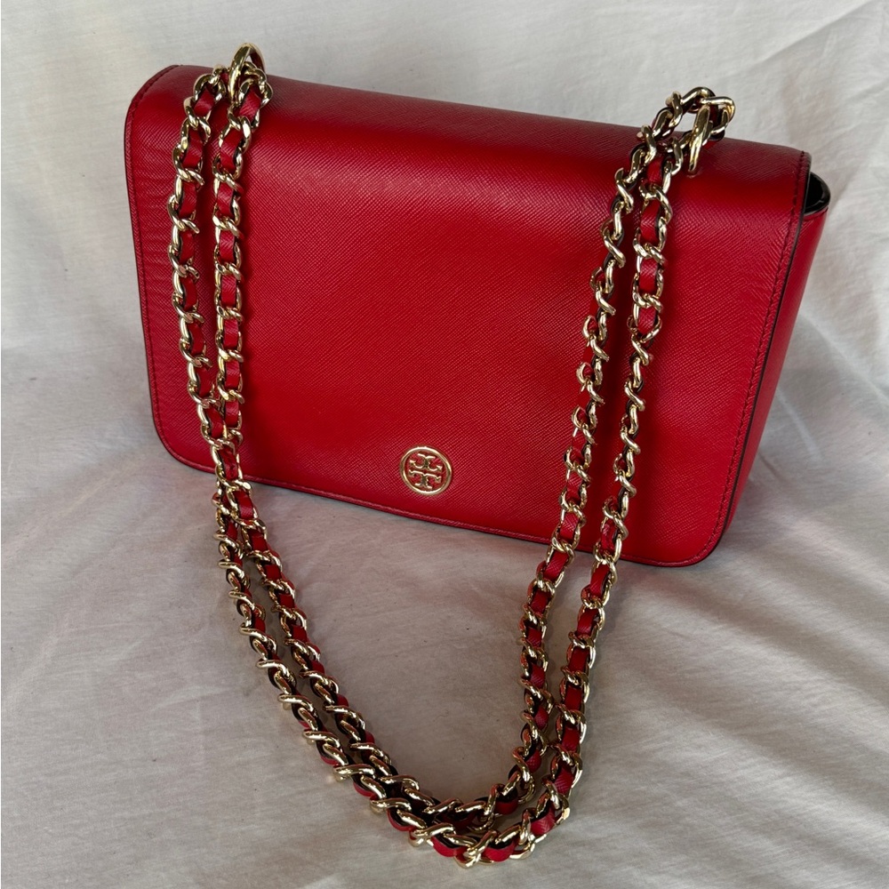 Tory Burch Robinson Adjustable Shoulder Bag in Kir Royale